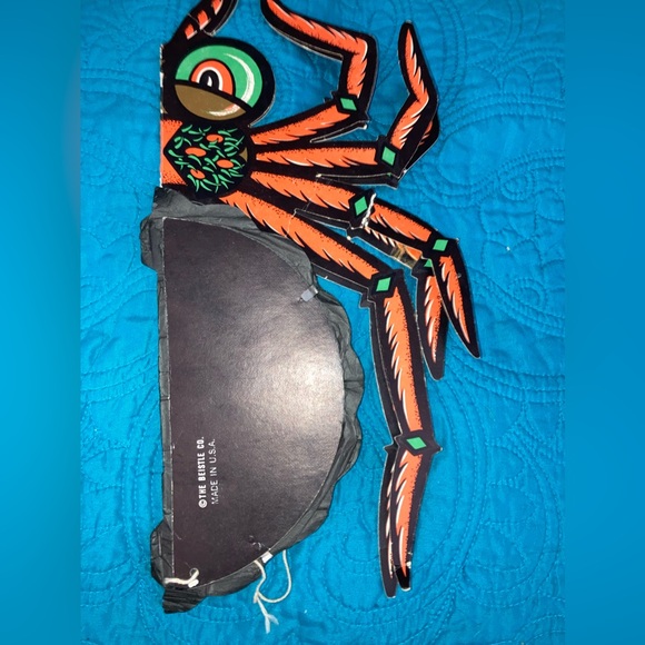 Vintage Beistle Co Halloween Large Honeycomb Spider - Picture 3 of 5